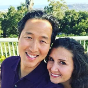 Anthony with his wife Amy